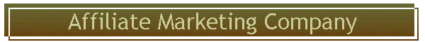Affiliate Marketing Company