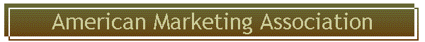 American Marketing Association