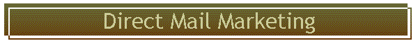 Direct Mail Marketing